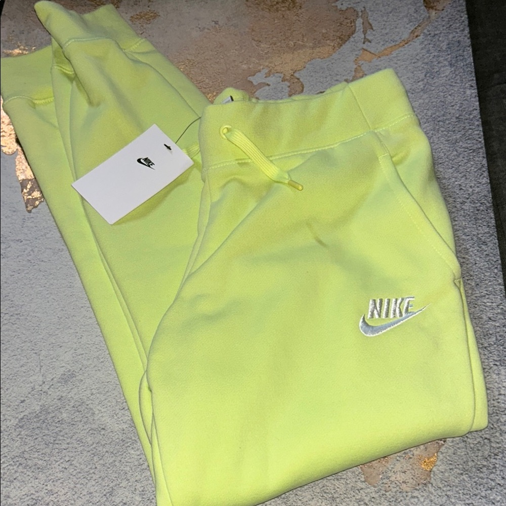 Nike Yellow Sweatpants Vibrant Joggers